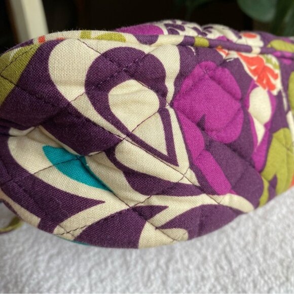 Coach and Vera Bradley with lilac leather wristlet and fabric bag EUC - Picture 8 of 9